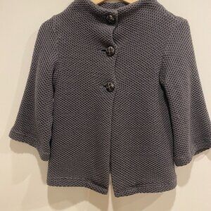 Knitted High neck cardigan, size S